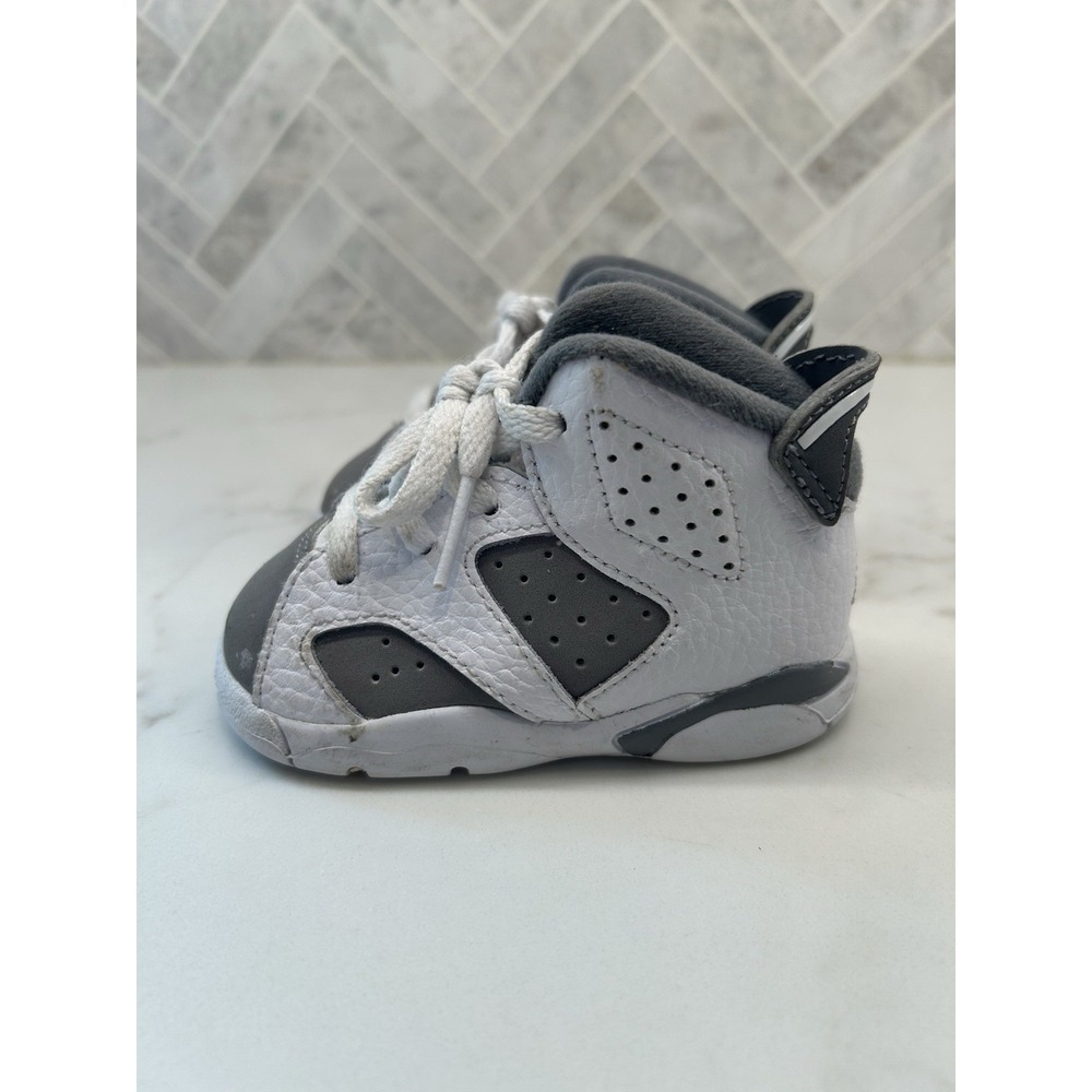 Nike Air Jordan‎ Retro 6 DV3606-100 Mid Top Baby Toddler Childrens Size 4 C 4C